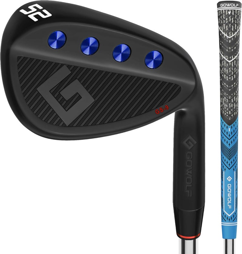 Gowolf Premium Forged Full Face Golf Wedges 50/52/54/56/58/60/69 Degree Individual or Set for Men, Right Hand Gap Wedge Sand Wedge Lob Wedge, Golf Clubs CNC Milled Face for More Spin - Great Golf Gift - Image 1